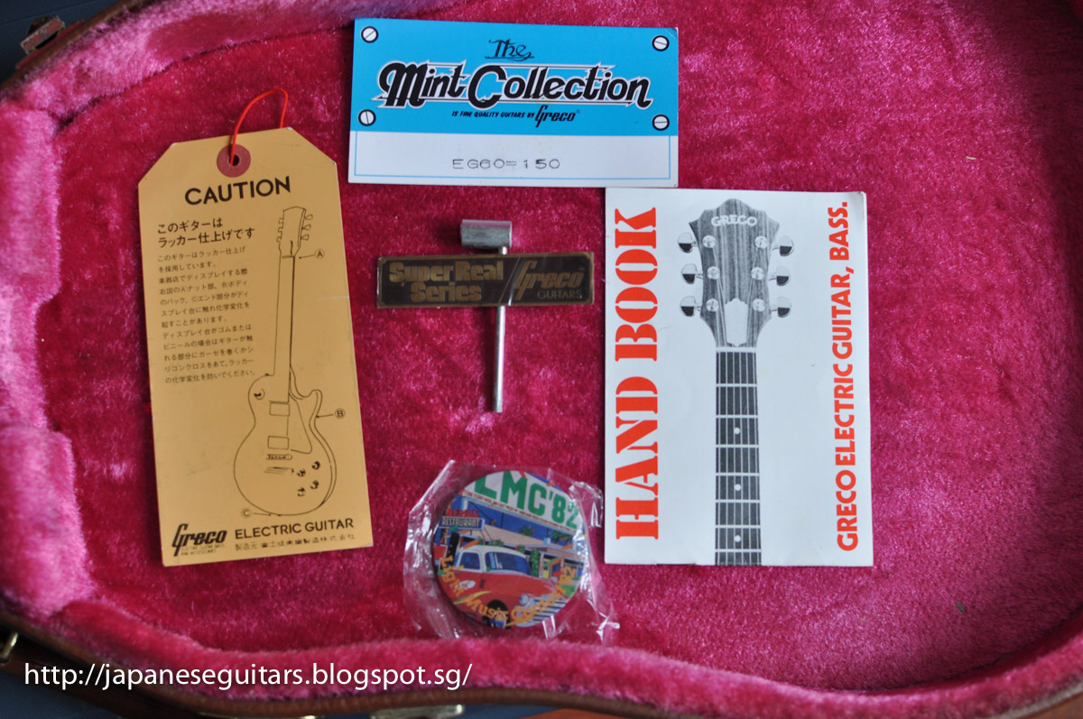 Japanese Guitars Greco "Super Real" Mint Collection EG60150