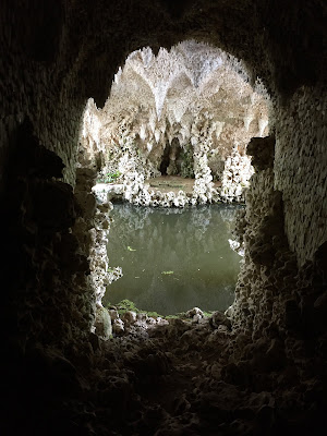 View from inside the crystal grotto, Painshill View from inside the crystal grotto, Painshill