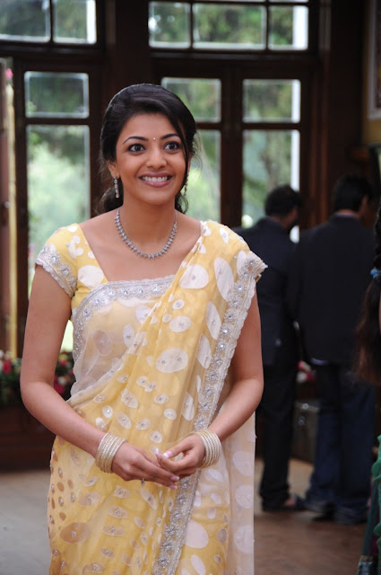 KAJAL looks cute in saree from Mr Perfect movie