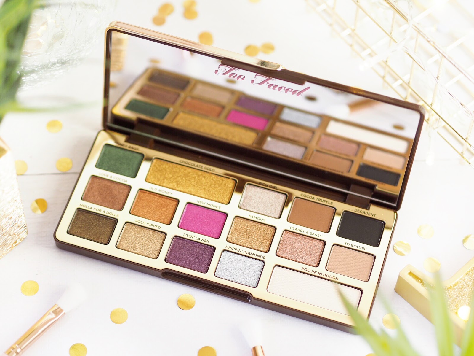 Too Faced Chocolate Gold Palette Lady Writes
