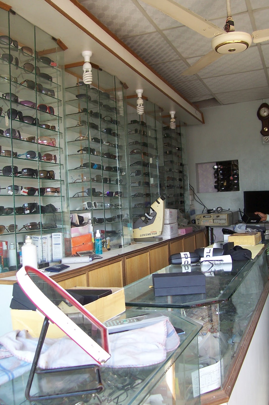 Decoration of optical shop Royale Optical and watches e store
