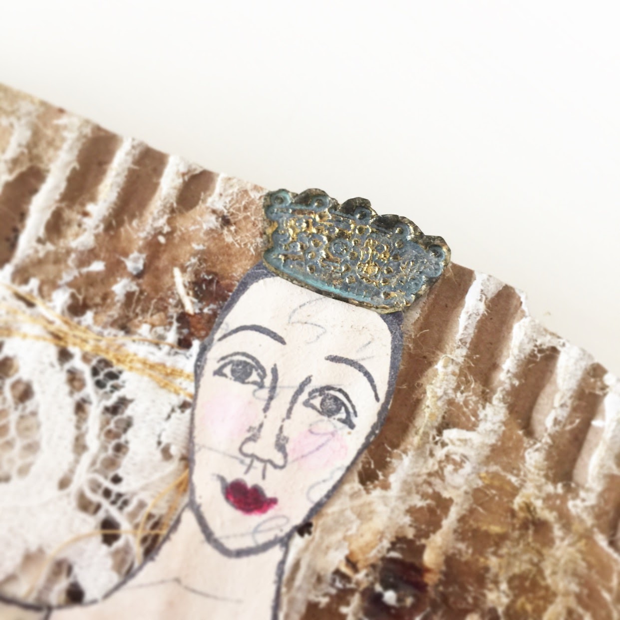 The Papered Soiree Santos Cardboard Journal Cover