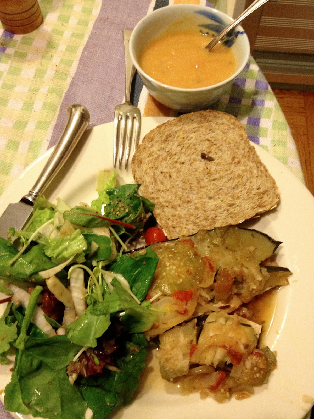 Eat2Thrive Vegan Adventures Vegetable Layered Casserole (clean the