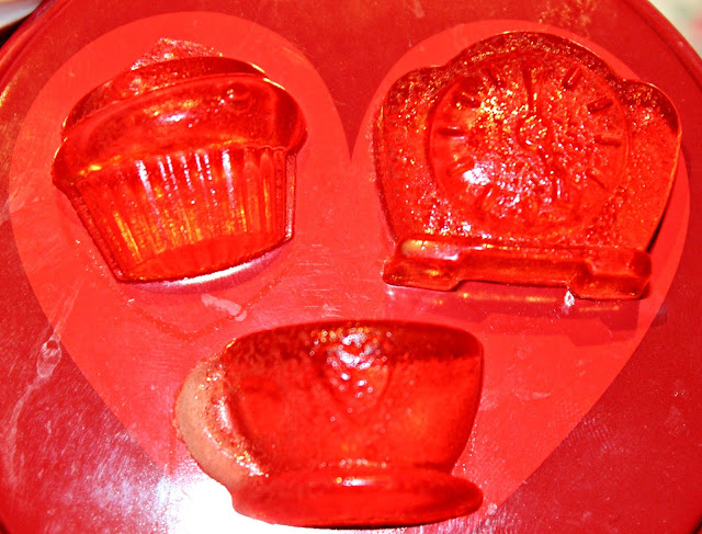 CARAMELOS DE GELATINA DE FRESA {SAN VALENTÍN}