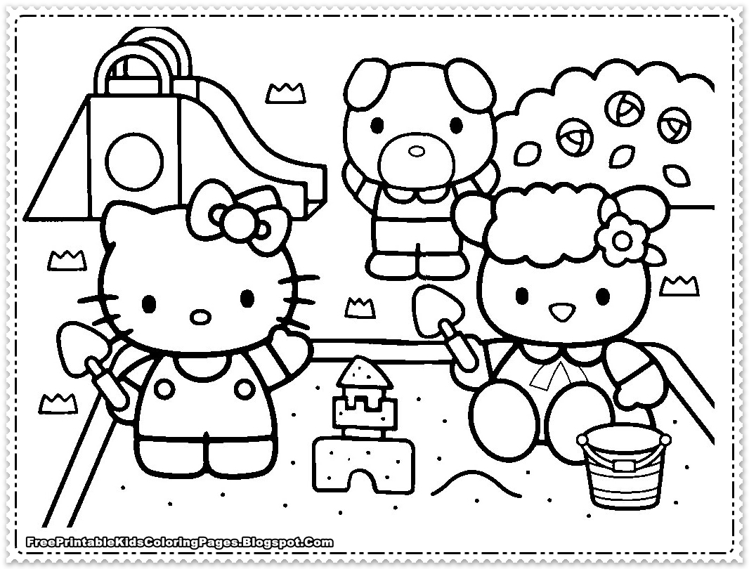 coloring pages for girls of hello kitty - photo #29
