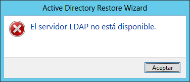 Error LDAP