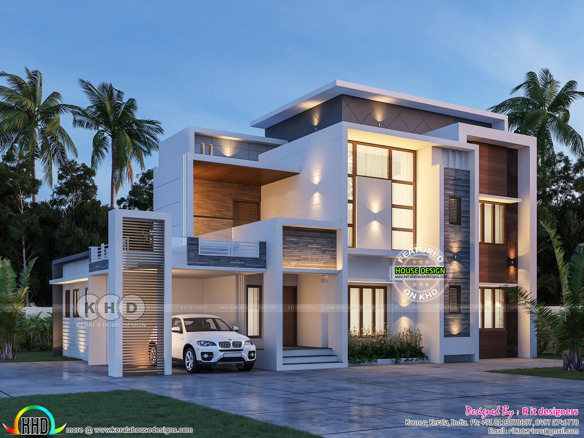 Excellent Box Type Contemporary Style 4 Bedroom Home