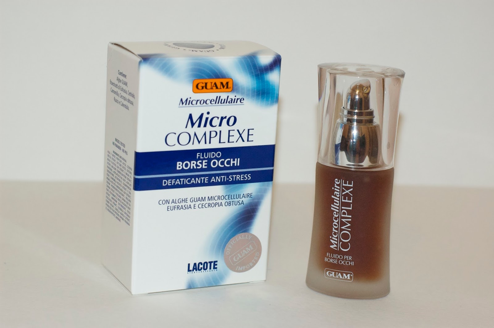 Guam Microcellulaire Micro Complexe Гель против отеков и темных кругов ...