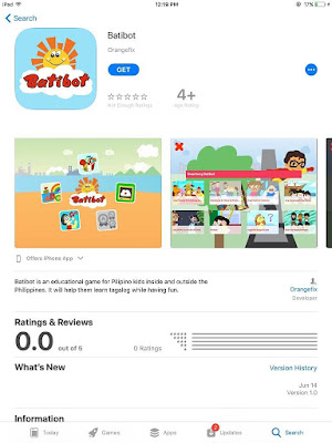 Batibot iOS App in Appstore Batibot iOS App in Apple App store