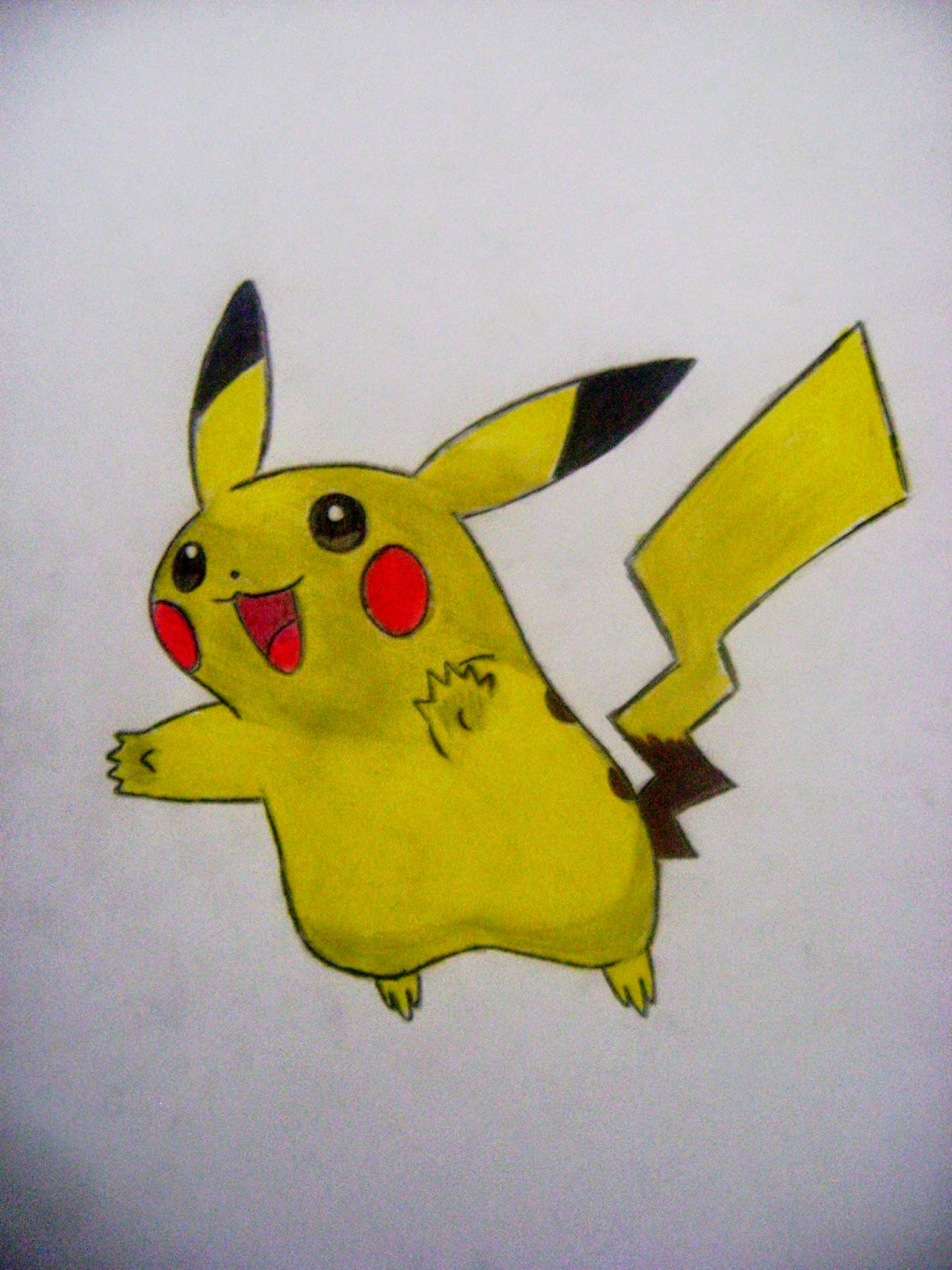 Aprenda a desenhar o Pikachu com - Desenho para Desenhar