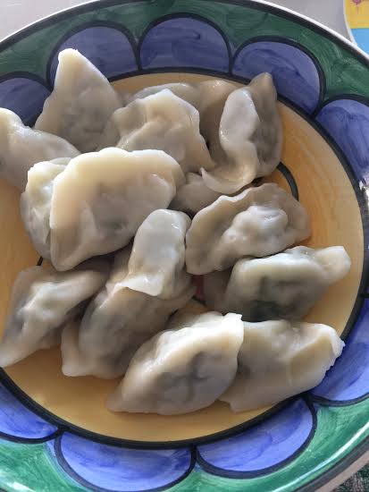 steamed vegetarian dumplings;  mums dumplings