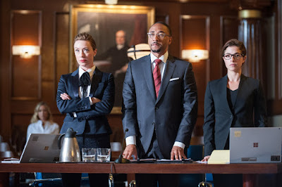 Damon Gupton, Molly Parker and Olivia Thirlby in Goliath TV Series (5)