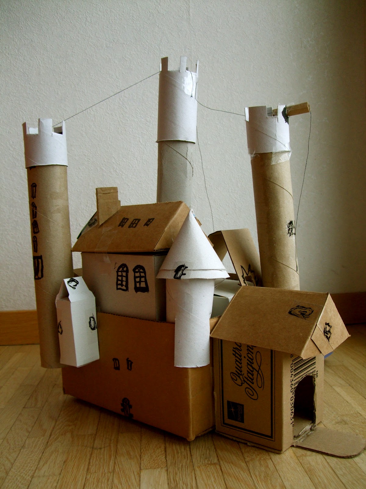 Make Cardboard Castle