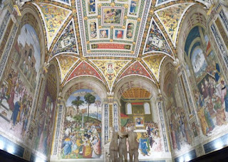 Duomo de Siena-Biblioteca Piccolomini o Libreria Piccolomini. Duomo de Siena-Biblioteca Piccolomini o Libreria Piccolomini.