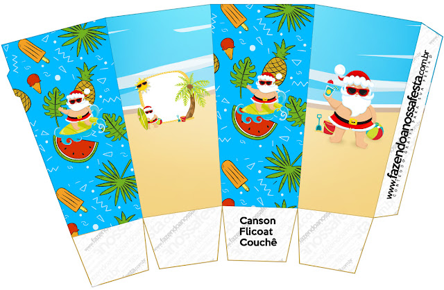 Navidad en el Caribe: Cajas para Imprimir Gratis. Navidad en el Caribe: Cajas para Imprimir Gratis