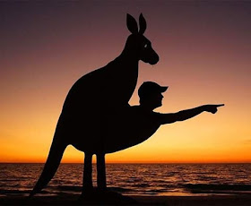 16-Tired-of-Uber-Get-a-Kangaroo-John-Marshall-Sunset-Selfie-Photographs-with-Cardboard-Cutouts-www-designstack-co