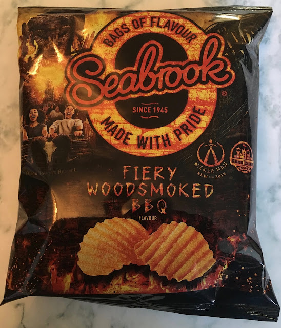 Seabrook Fiery Woodsmoke BBQ Crisps