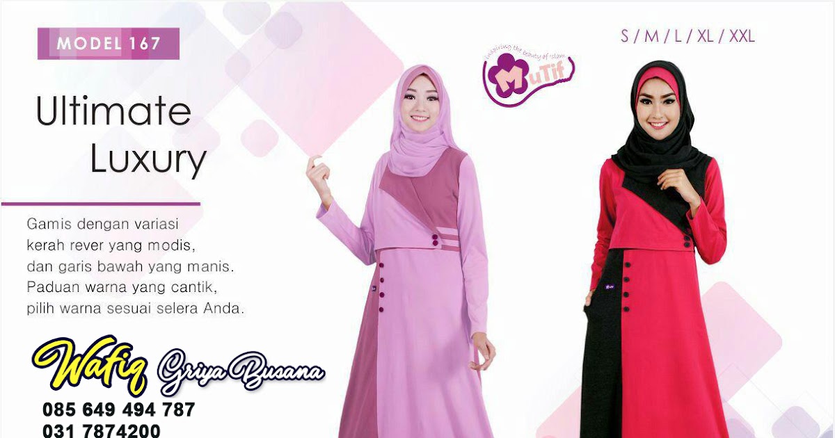 Katalog Gamis Mutif Terbaru 2017 Cheveux p