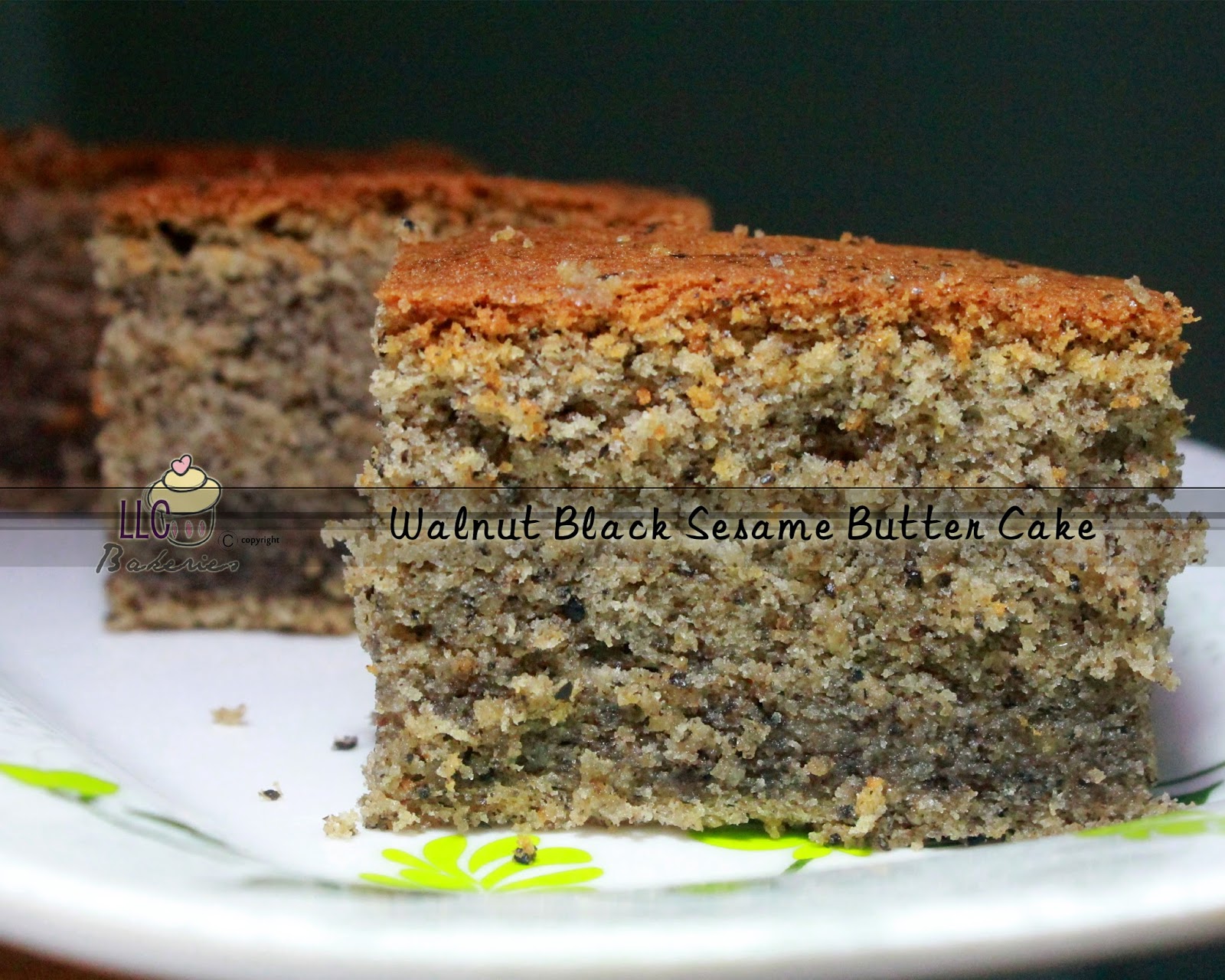 LLC Bakeries Walnut Black Sesame Butter Cake