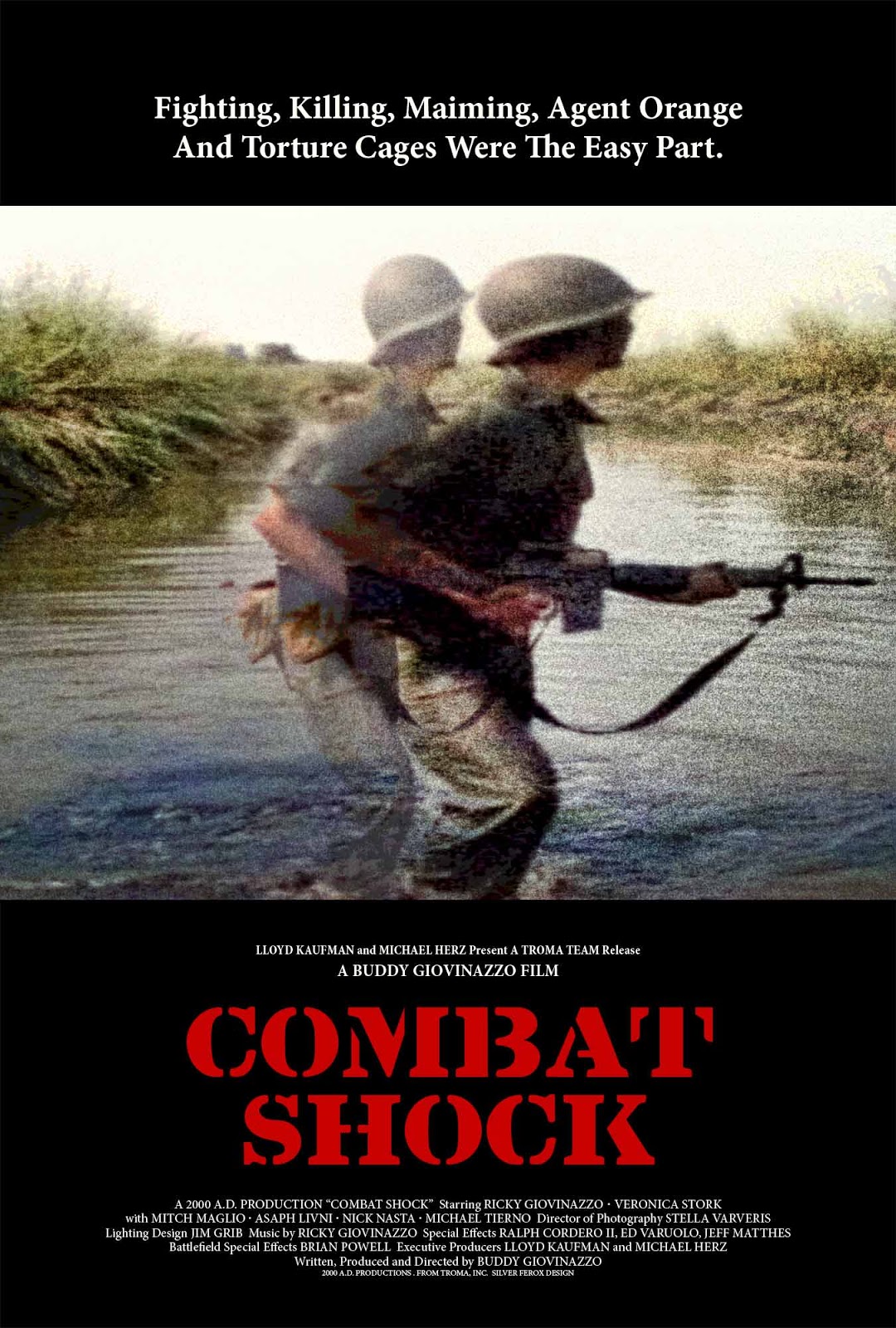 Silver Ferox Design COMBAT SHOCK (Buddy Giovinazzo, 1986)