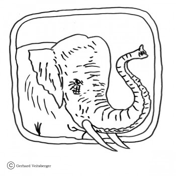 Masami Lauman: 14 Elephant Coloring Pages for Kids