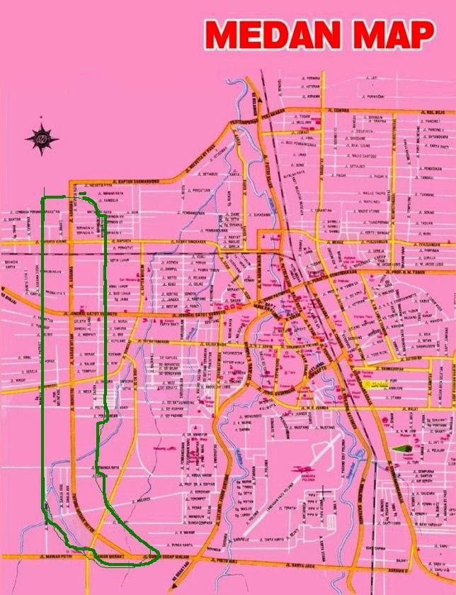 Peta Indonesia Medan - TAKJUB INDONESIA: Peta Topografi Medan skala 50k