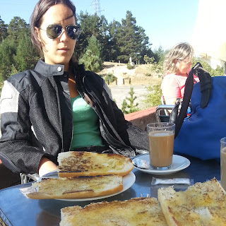 ruta en moto por el puerto de Cotos