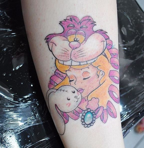 Alice In Wonderland Tattoos Alice In Wonderland Tattoos