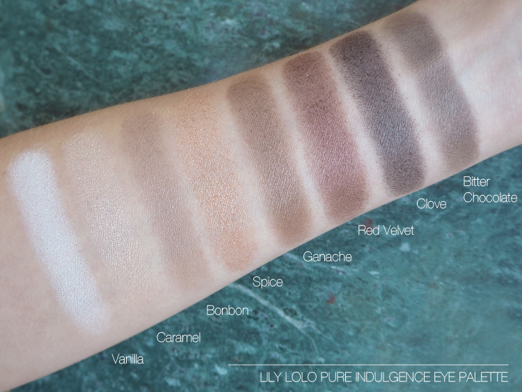 Lily Lolo Pure Indulgence Eye Palette Swatch