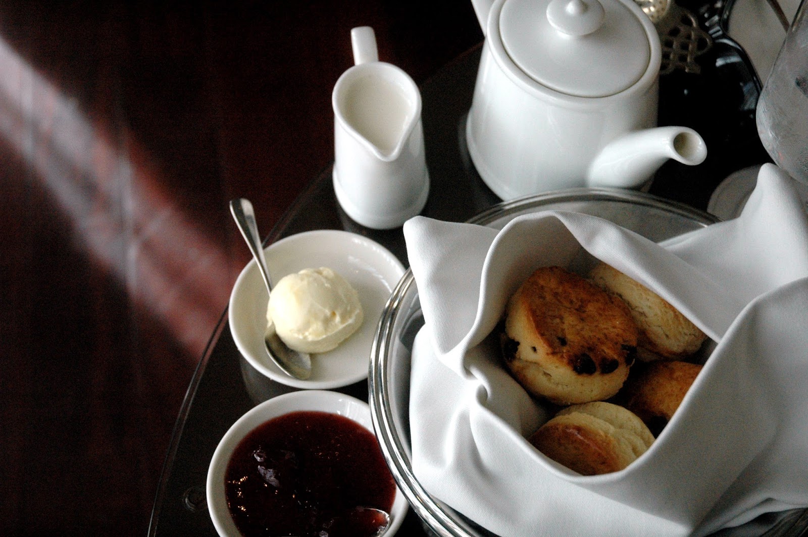 DUDE FOR FOOD Breakfast at Tiffany's? Make That Afternoon Tea at Tiffany's. At Writers Bar...