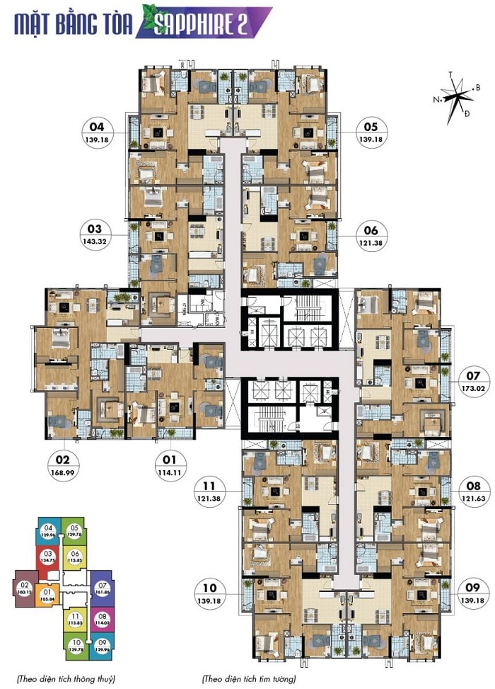 Tòa Sapphire 2 dự án Sky Park Tòa Sapphire 2 dự án Sky Park
