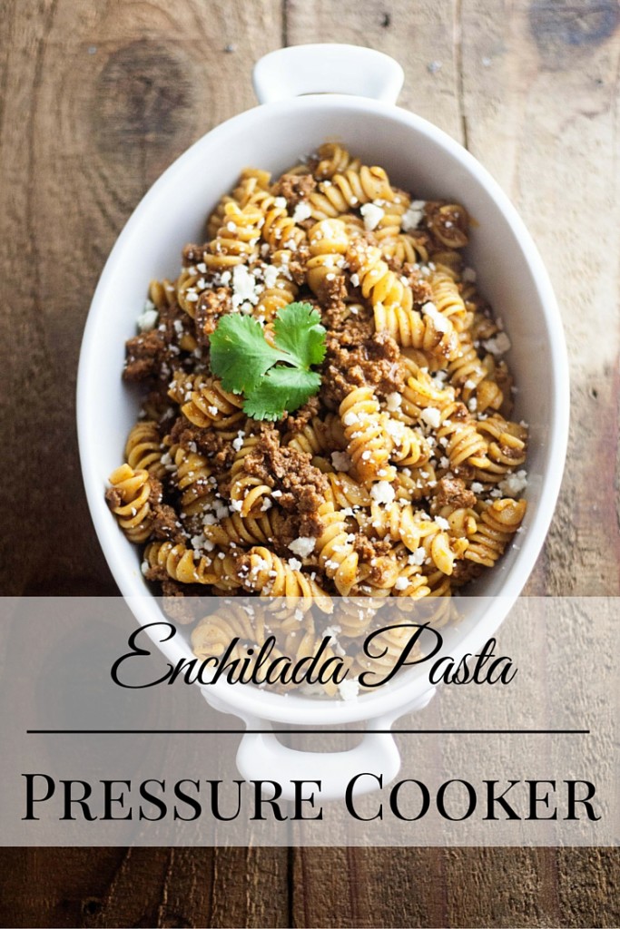 Pressure Cooker Enchilada Pasta by Amanda SOS House & Kitchen