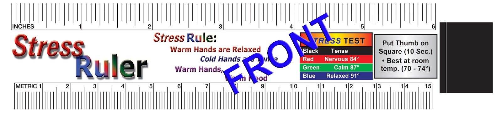 Stress, Anxiety, Biofeedback, Relaxation Skills: Stress Ruler or Mood ...