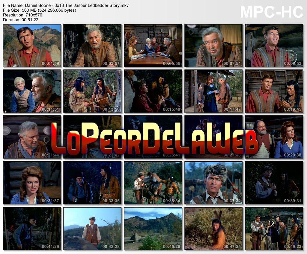 Daniel Boone - Temporada 3 - Episodios 18 a 22 (Latino)