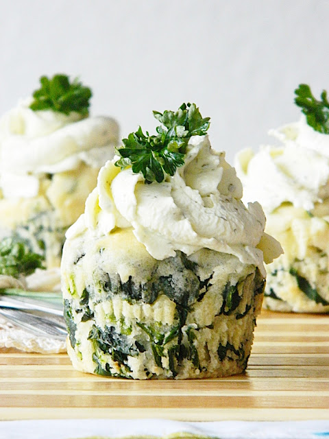 Dr Ola&amp;#39;s kitchen: Spinach-Feta Muffins. Spinat-Feta Muffins. مافنز ...