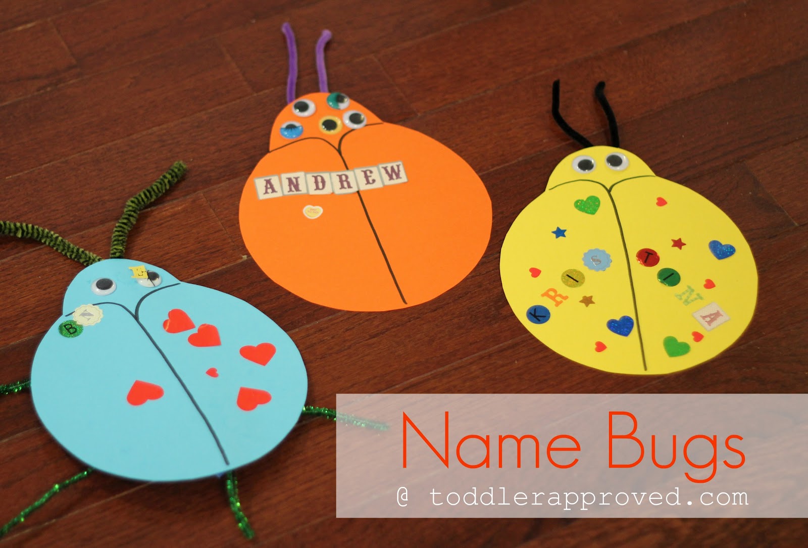 Toddler Approved! Name Bugs