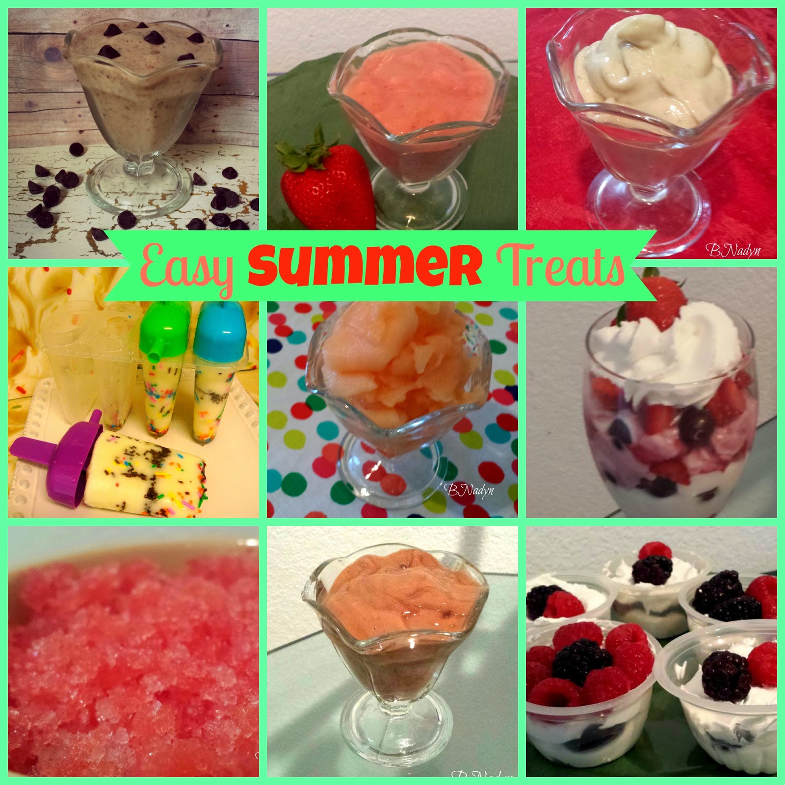 B is 4 Easy, Cold, NoBake Summer Treats B is 4 Easy, Cold, NoBake Summer Treats