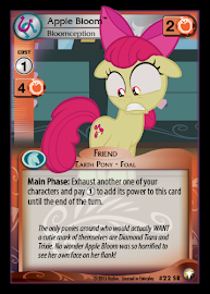 My Little Pony Apple Bloom, Bloomception Equestrian Odysseys CCG Card