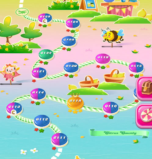 Candy Crush Saga level 6111-6125 Candy Crush Saga level 6111-6125