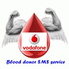 Get blood donors via Vodafone special sms service