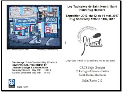 St-Henri Rug Hookers Show Invitation