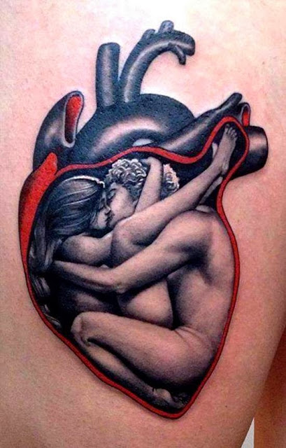 Tatuaje de amor corazón