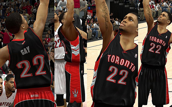 NBA 2K13 Toronto Raptors Jersey Pack 