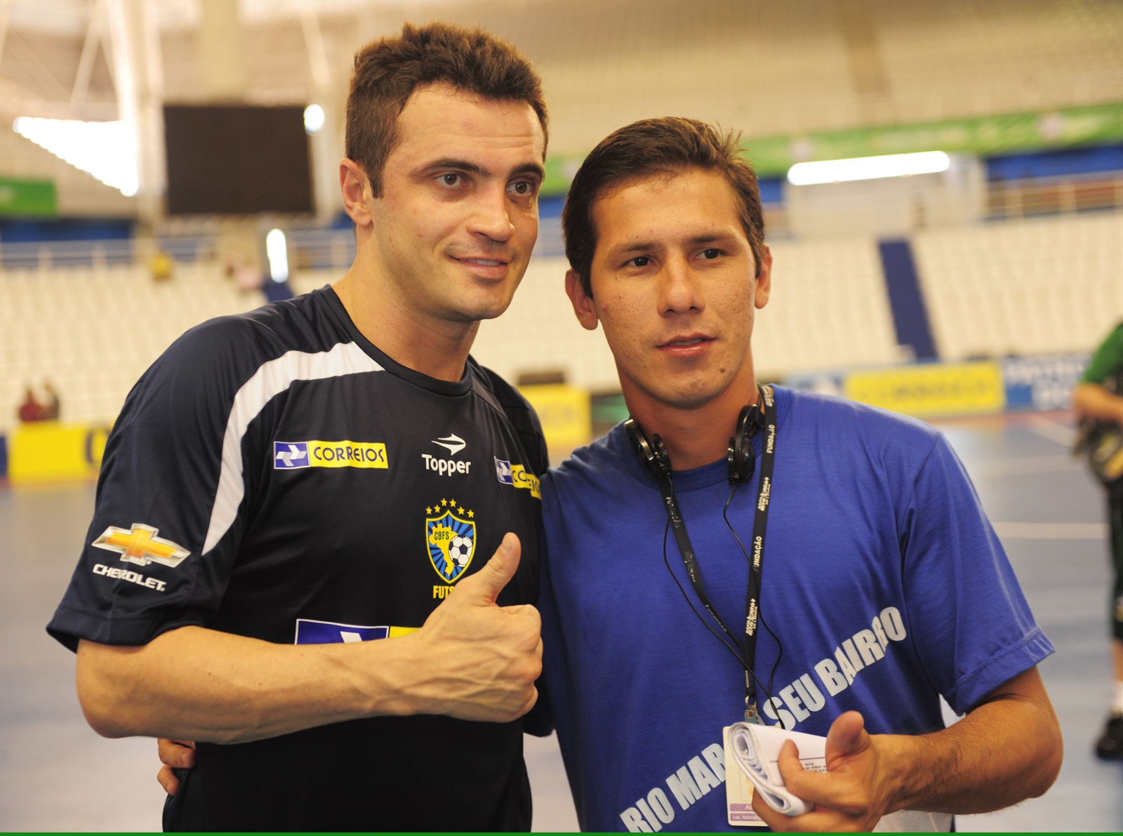 ALFREDO FERNANDES SELEÇÃO BRASILEIRA DE FUTSAL CHEGA COM FALCÃO E CIA