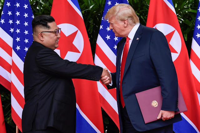 Kim and trump
