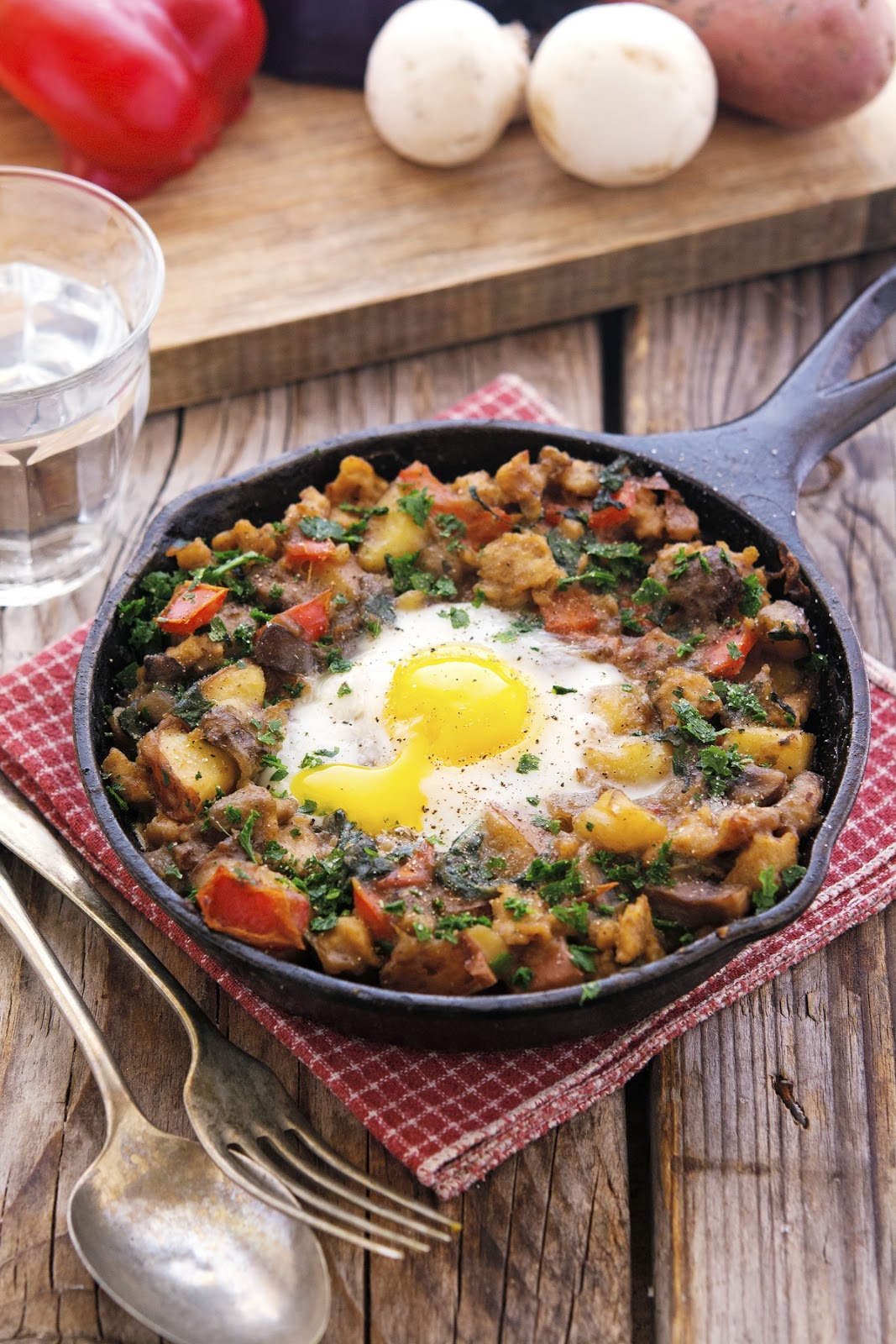 Farmers Market Hash with Eggs