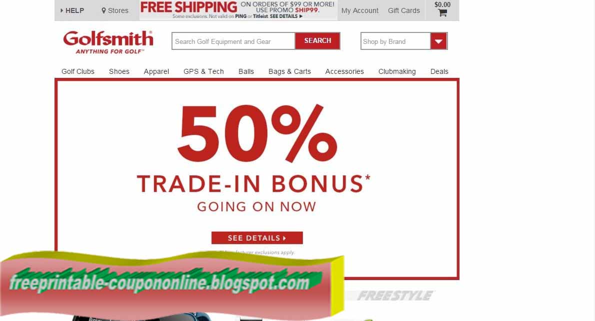 Golfsmith coupons 2018