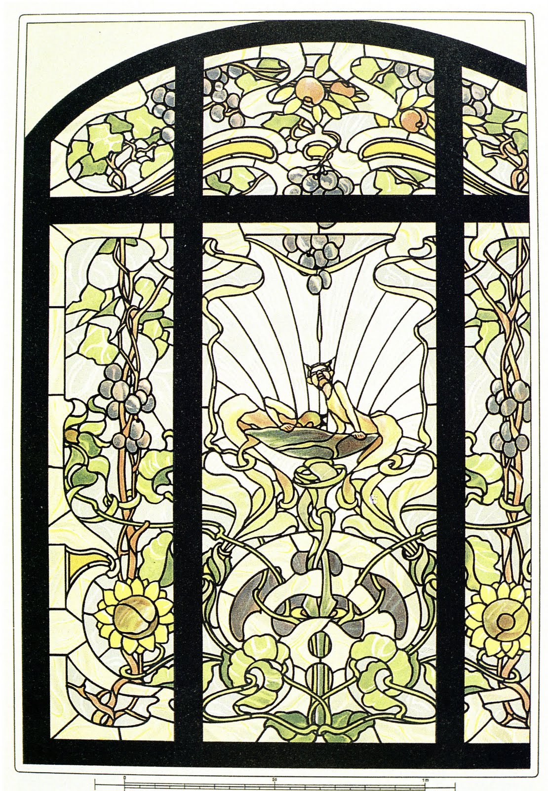 Frieze Tile Art Nouveau Stained Glass Designs 38880 | Hot Sex Picture