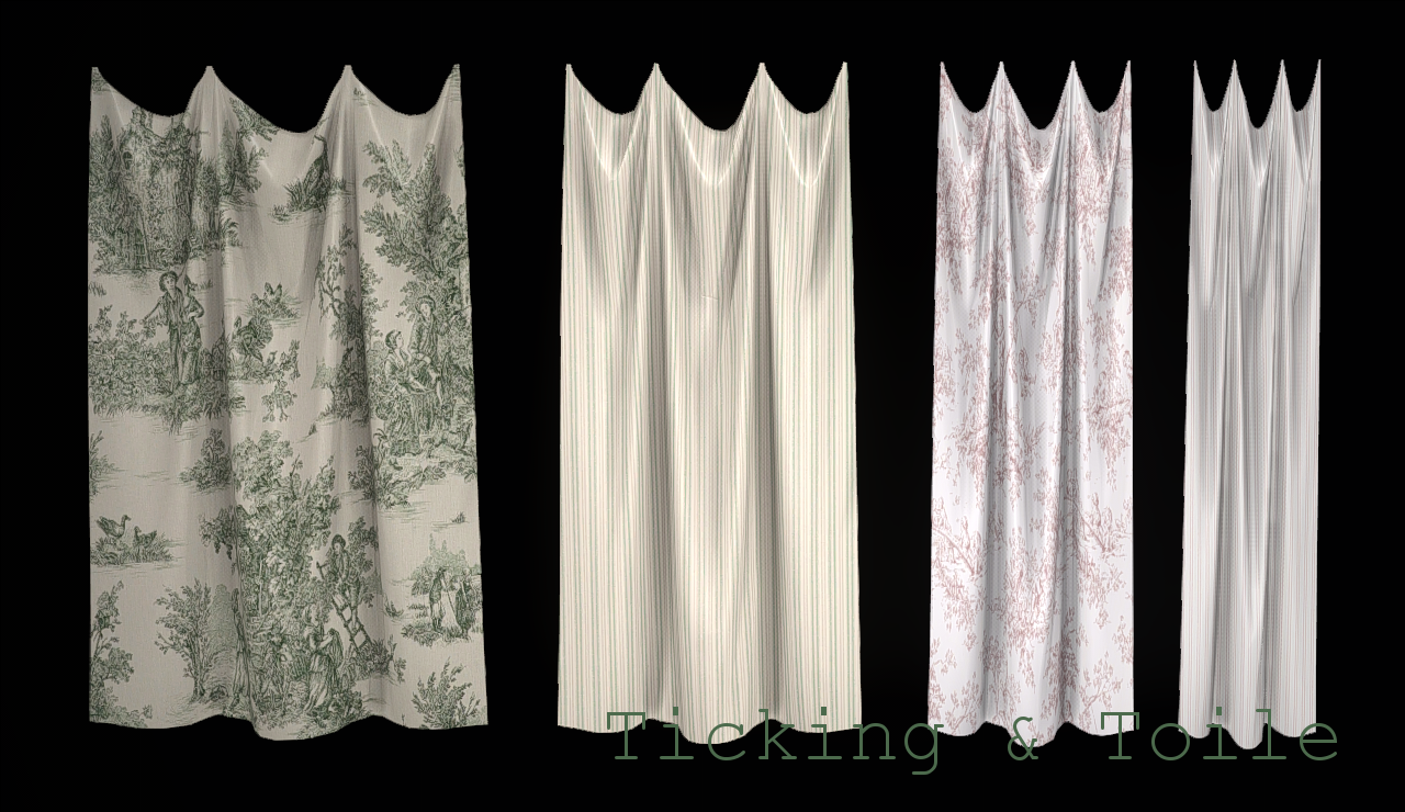 Sims 4 CC's The Best Curtain Sets by GreenGirl100