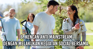 6. Kencan Anti mainstream Dengan Melakukan Kegiatan Social Bersama.